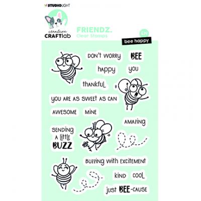 StudioLight Creative CraftLab Friendz Nr.434 Clear Stamps - Bee Happy